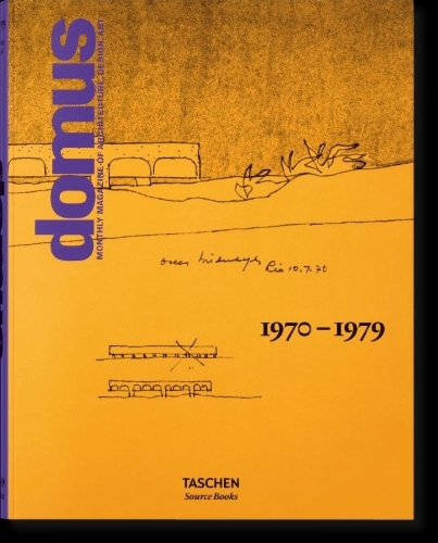 Buchcover und Innenansicht für das Buch: domus 1970-1979