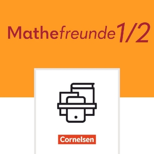 Buchcover und Innenansicht für das Buch: Mathefreunde 1./2. Schuljahr. Beilagen im 5er-Pack
