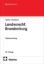 Buchcover und Innenansicht für das Buch: Landesrecht Brandenburg