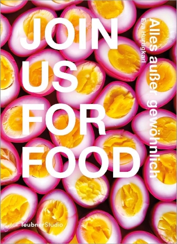 Buchcover und Innenansicht für das Buch: Join us for food