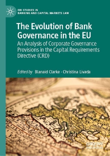 Buchcover und Innenansicht für das Buch: The Evolution of Bank Governance in the EU