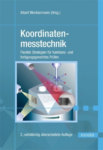 Buchcover und Innenansicht für das Buch: Koordinatenmesstechnik