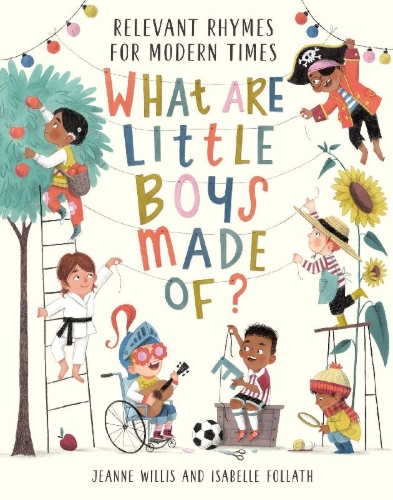 Buchcover und Innenansicht für das Buch: What Are Little Boys Made of?
