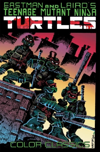 Buchcover und Innenansicht für das Buch: Teenage Mutant Ninja Turtles Color Classics, Vol. 1