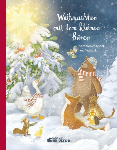 Buchcover und Innenansicht für das Buch: Weihnachten mit dem kleinen Bären