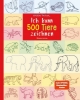Buchcover und Innenansicht für das Buch: Ich kann 500 Tiere zeichnen. Die Zeichenschule für Kinder ab 8 Jahren