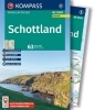 Buchcover und Innenansicht für das Buch: KOMPASS Wanderführer Schottland, 63 Touren mit Extra-Tourenkarte