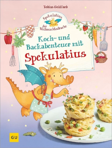 Buchcover und Innenansicht für das Buch: Koch- und Backabenteuer mit Spekulatius