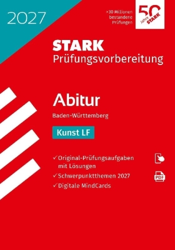 Buchcover und Innenansicht für das Buch: STARK Kunst - Abitur 2027 BW - Prüfungsvorbereitung