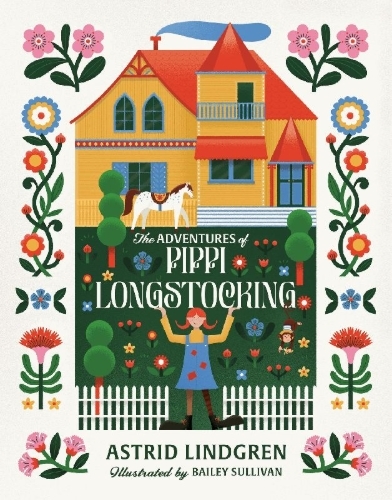 Buchcover und Innenansicht für das Buch: The Adventures of Pippi Longstocking