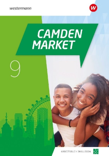 Buchcover und Innenansicht für das Buch: Camden Market 9. Arbeitsbuch Inklusion (inkl. Audios)