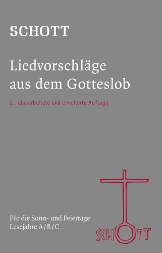 Buchcover und Innenansicht für das Buch: SCHOTT Liedvorschläge aus dem Gotteslob