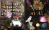 Buchcover und Innenansicht für das Buch: Mein inoffizielles Harry-Potter-Zauberbuch für magische Schulpausen. Zauberhafte Beschäftigungen, Rätsel, Challenges und mehr.