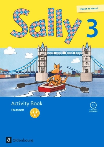 Buchcover und Innenansicht für das Buch: Sally 3. Schuljahr. Förderheft mit Audio-CD. Allgemeine Ausgabe (Neubearbeitung) - Englisch ab Klasse 3