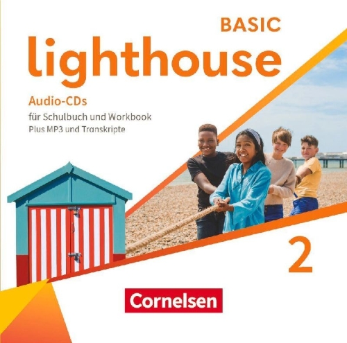 Buchcover und Innenansicht für das Buch: Lighthouse Band 2: 6. Schuljahr - Audio-CDs für Schülerbuch und Workbook
