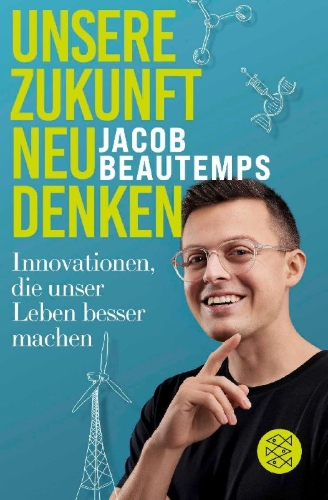 Buchcover und Innenansicht für das Buch: Unsere Zukunft neu denken