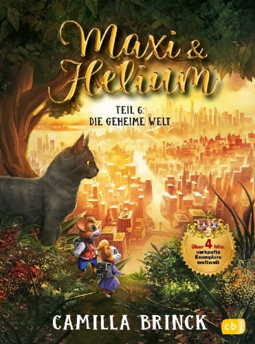 Buchcover und Innenansicht für das Buch: Musse & Helium - Den Hemlighetsfulla Världen