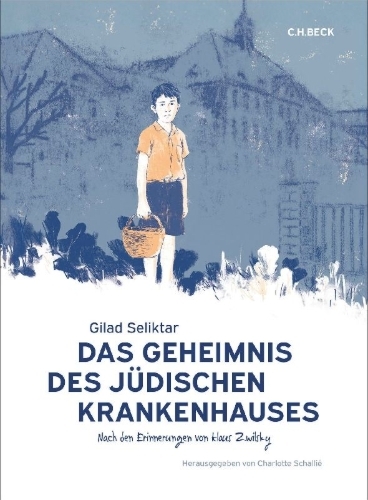 Buchcover und Innenansicht für das Buch: Das Geheimnis des Jüdischen Krankenhauses