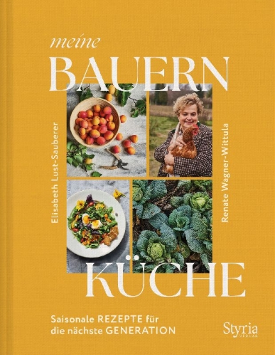 Buchcover und Innenansicht für das Buch: Meine Bauernküche