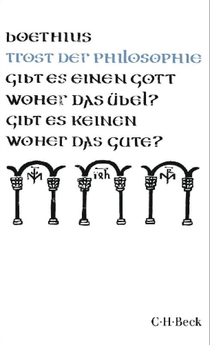 Buchcover und Innenansicht für das Buch: Trost der Philosophie