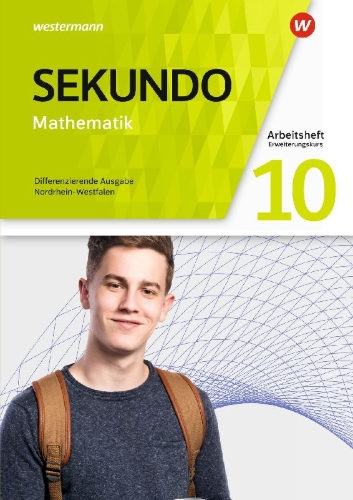 Buchcover und Innenansicht für das Buch: Sekundo 10 E-Kurs. Arbeitsheft. Mathematik für differenzierende Schulformen Für Nordrhein-Westfalen