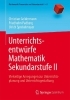 Buchcover und Innenansicht für das Buch: Unterrichtsentwürfe Mathematik Sekundarstufe II