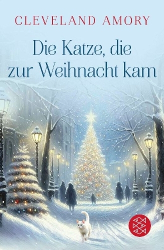 Buchcover und Innenansicht für das Buch: The Cat Who Came for Christmas