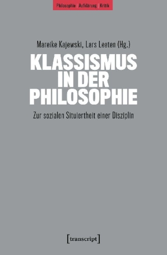 Buchcover und Innenansicht für das Buch: Klassismus in der Philosophie