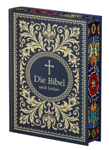 Buchcover und Innenansicht für das Buch: Die Bibel nach Luther