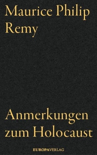 Buchcover und Innenansicht für das Buch: Anmerkungen zum Holocaust