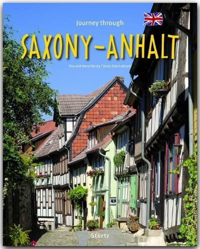 Buchcover und Innenansicht für das Buch: Journey through Saxony-Anhalt