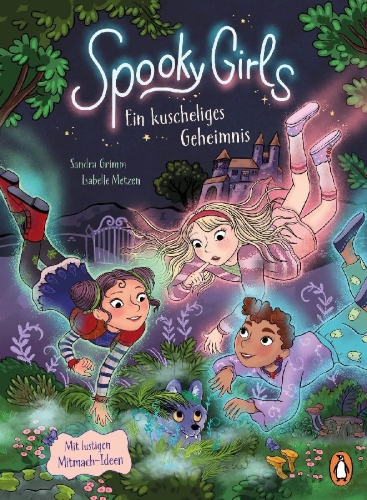 Buchcover und Innenansicht für das Buch: Spooky Girls - Ein kuscheliges Geheimnis