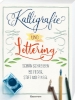 Buchcover und Innenansicht für das Buch: Kalligrafie und Lettering. Schön schreiben mit Feder, Stift und Pinsel