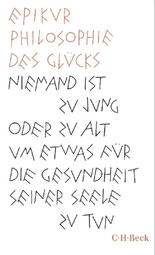 Buchcover und Innenansicht für das Buch: Philosophie des Glücks