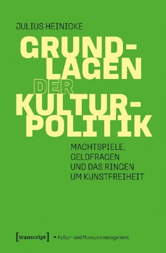 Buchcover und Innenansicht für das Buch: Grundlagen der Kulturpolitik