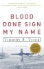 Buchcover und Innenansicht für das Buch: Blood Done Sign My Name