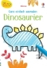 Buchcover und Innenansicht für das Buch: Kleine Kreativ-Werkstatt - Mein Ganz-einfach-Ausmalen-Koffer: Dinos, Lastwagen, Superkids