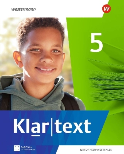Buchcover und Innenansicht für das Buch: Klartext 5 Schulbuch. Differenzierende Ausgabe für Nordrhein-Westfalen