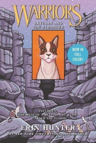 Buchcover und Innenansicht für das Buch: Warriors: Skyclan and the Stranger: 3 Full-Color Warriors Books in 1