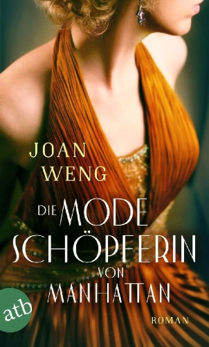 Buchcover und Innenansicht für das Buch: Die Modeschöpferin von Manhattan