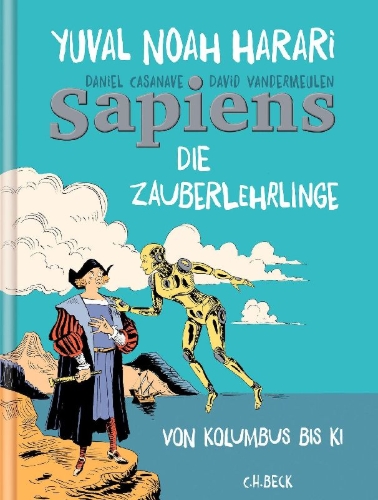 Buchcover und Innenansicht für das Buch: Sapiens - Die Zauberlehrlinge