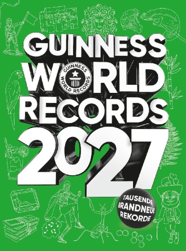 Buchcover und Innenansicht für das Buch: Guinness World Records 2027