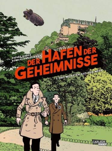 Buchcover und Innenansicht für das Buch: New Cherbourg Stories Tome 1: Le Monstre de Querqueville