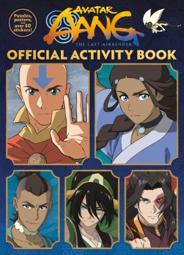 Buchcover und Innenansicht für das Buch: Avatar Aang: The Last Airbender: Official Activity Book