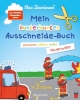 Buchcover und Innenansicht für das Buch: Mein kunterbuntes Ausschneidebuch - Feuerwehr. Schneiden, kleben, malen ab 3 Jahren