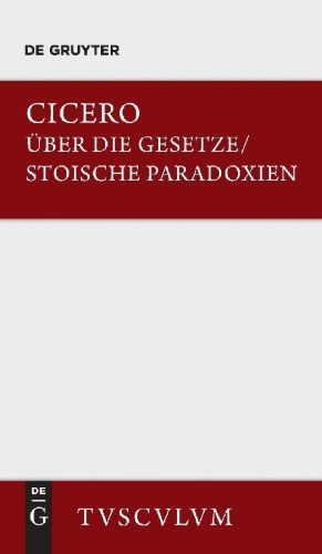 Buchcover und Innenansicht für das Buch: De legibus / Über die Gesetze