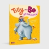 Buchcover und Innenansicht für das Buch: Tilly und Bo, mit dem großen Po