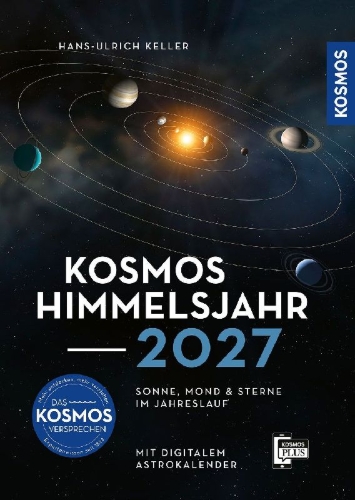 Buchcover und Innenansicht für das Buch: Kosmos Himmelsjahr 2027