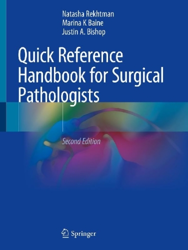 Buchcover und Innenansicht für das Buch: Quick Reference Handbook for Surgical Pathologists