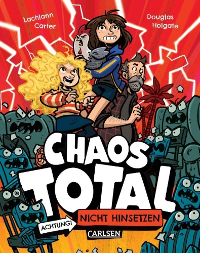 Buchcover und Innenansicht für das Buch: BIG TROUBLE with Angry Chairs